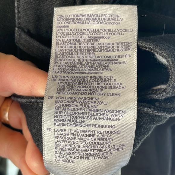 NYDJ BLACK Barbara Bootcut Jeans Size 8 EUC - Picture 8 of 11